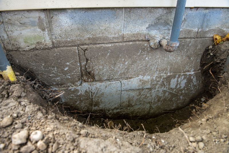 Repaired Foundation with Structural Supports